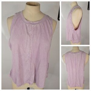 Free People Muscle Tank Top M Stonewashed Intimately